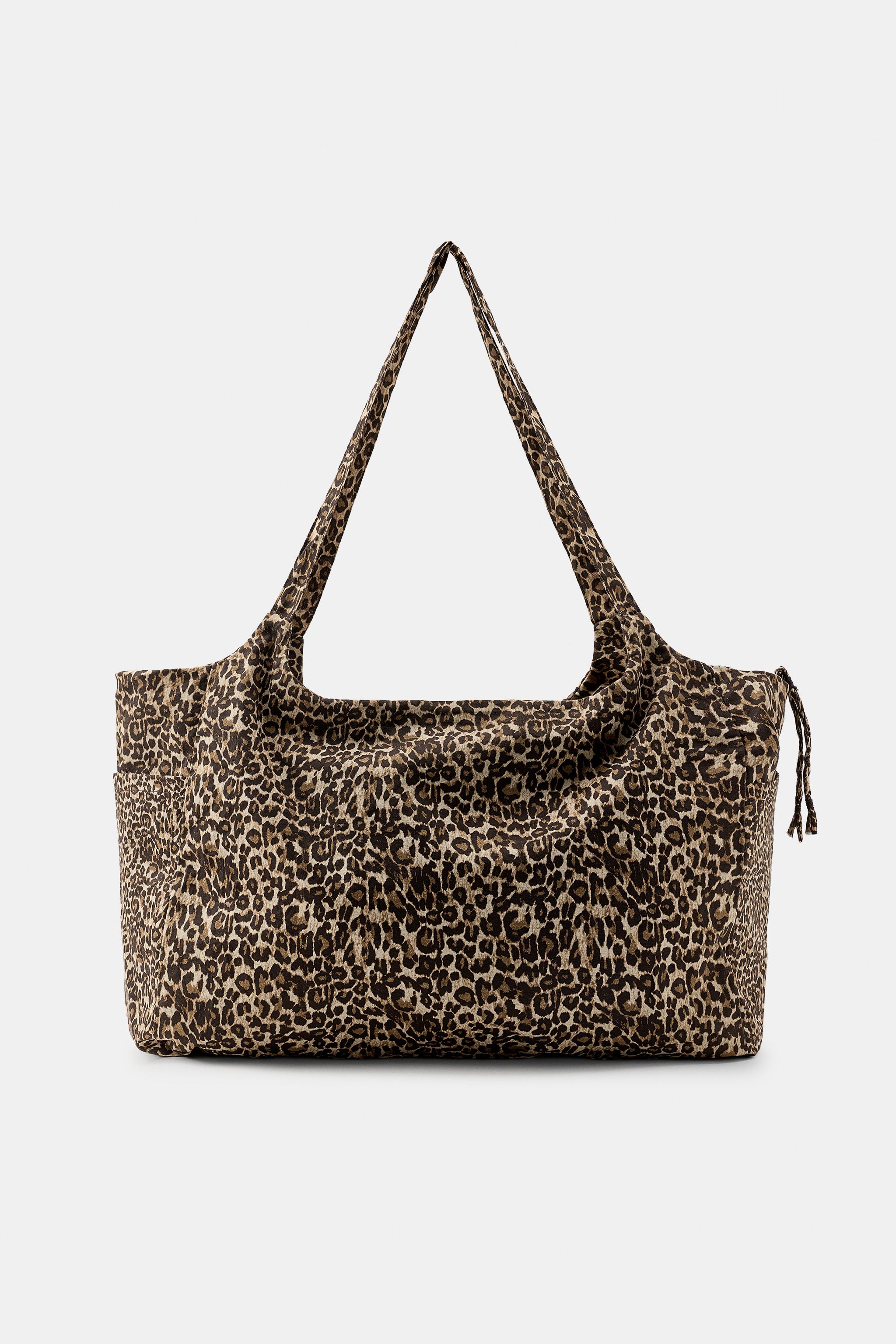 MAXI SAC EN COTON À IMPRIMÉ ANIMALIER
